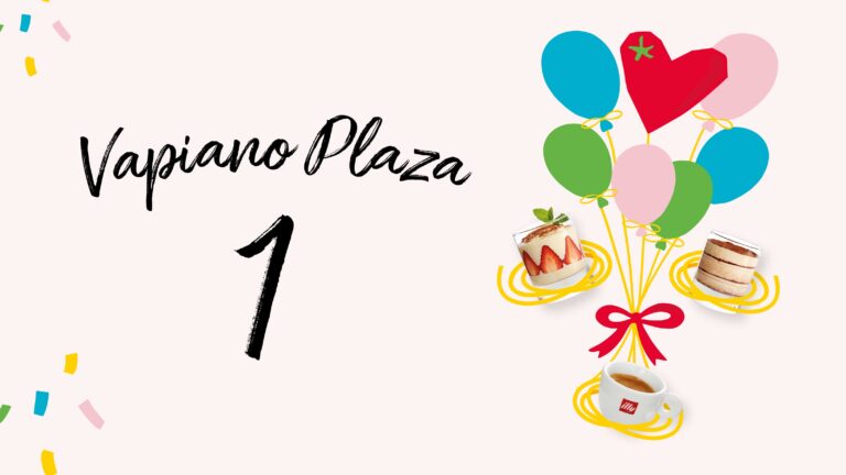 Vapiano Plaza svin savu 1. gada jubileju - nāc un nosvini kopā ar mums!