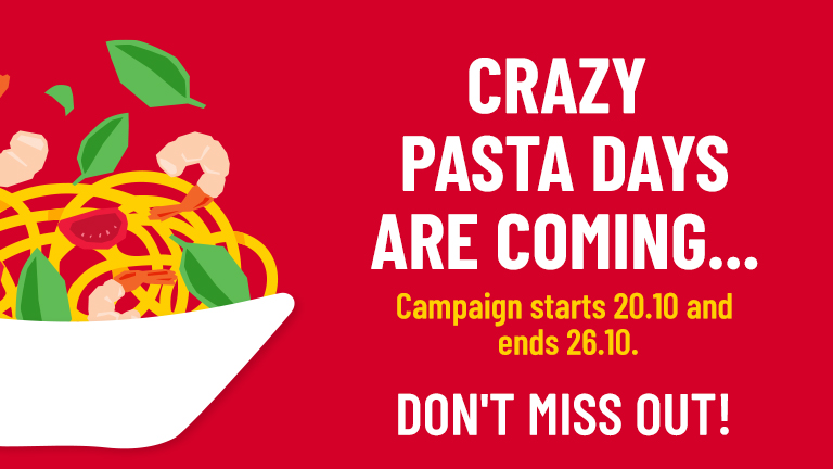 Crazy pasta days are coming...